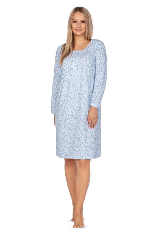 Koszula Regina 008 dł/r M-XL damska różowy