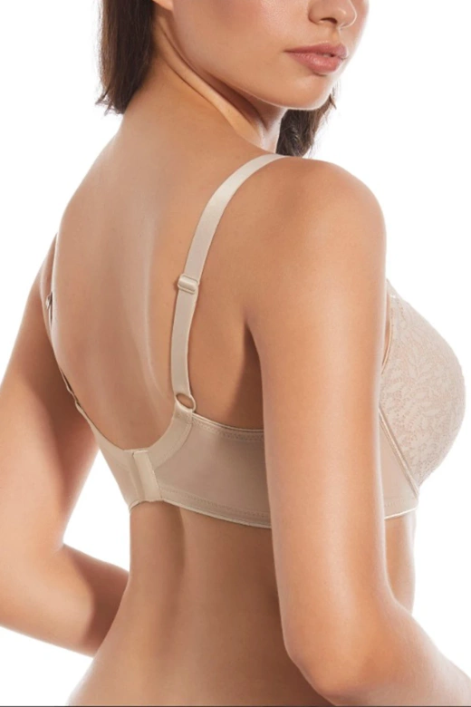 Klasyczny biustonosz RITA, tierra-beżowy