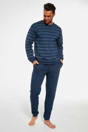Piżama Cornette 117/235 Loose 11 dł/r S-2XL męska jeans