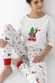Piżama Sensis Lillian 3/4 Christmas S-XL śmietankowy