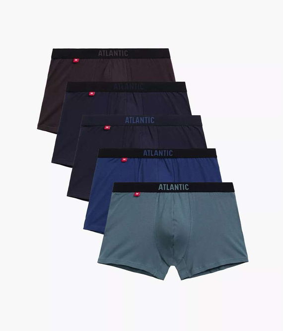 Bokserki Atlantic 5SMH-004/24 A'5 M-2XL niebieski-granatowy
