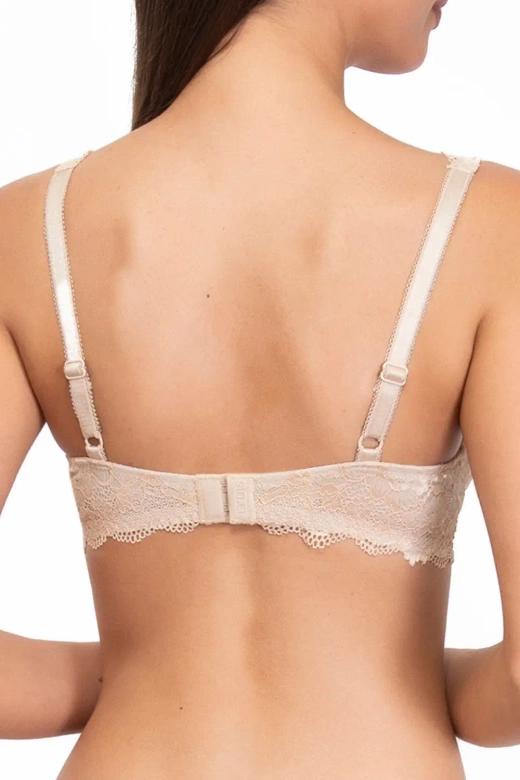 Biustonosz Miękki Koronkowy Wonderlace 2442, cipria/beż