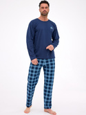 Piżama Cornette 124/314 dł/r North S-2XL męska granatowy