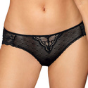 LAGERTA BRIEF Figi z koronką, czarny