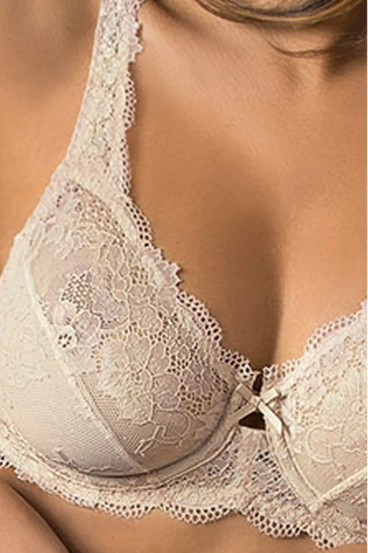 Biustonosz Miękki Koronkowy Wonderlace 2442, cipria/beż