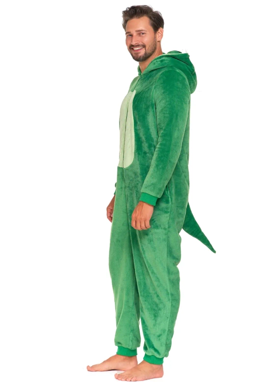 Kombinezon, onesie dinozaur PDD5100-009, zieleń
