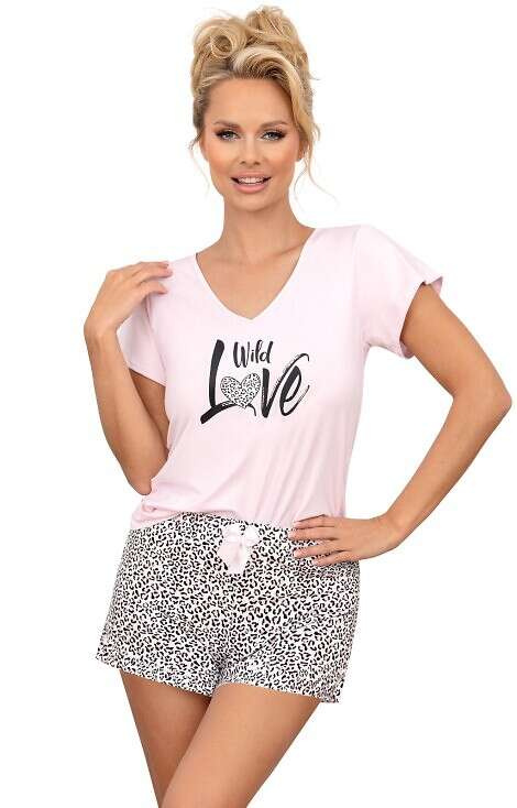 Piżama Donna Pantera 1/2 kr/r S-2XL różowy