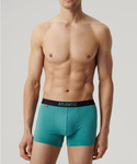 Bokserki Atlantic 5SMH-004/25 A'5 S-2XL zielony-granatowy-niebieski