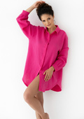 Koszula Sensis Magenta dł/r S-XL rozpinana amarantowy