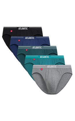 Slipy Atlantic 5SMP-004/25 A'5 S-2XL niebieski-zielony-czarny