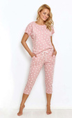 Piżama Taro Chloe 2860 kr/r S-XL L23 różowy pudrowy