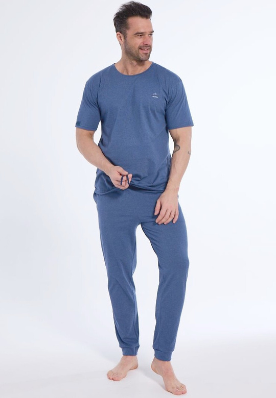 Piżama Cornette 462/287 Lofoten kr/r  M-2XL męska jeans