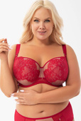 Biustonosz soft Gorsenia K 888 Poesia czerwony
