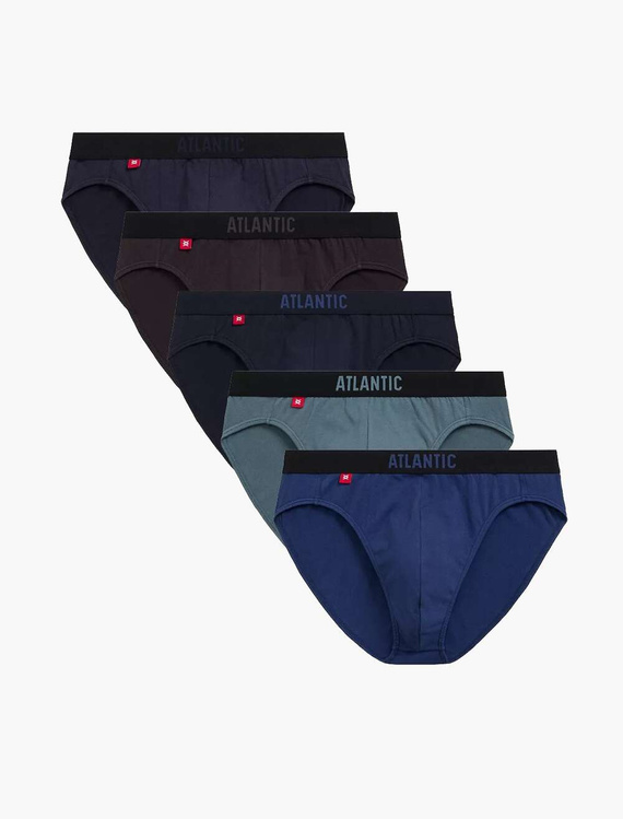 Slipy Atlantic 5SMP-004/24 A'5 M-2XL czarny-fioletowy-niebieski