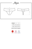 Obsessive Miamor thong (kolor: czarny, typ: stringi)