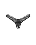 Stringi Obsessive Arrowel Crotchless Thong S-3XL biały
