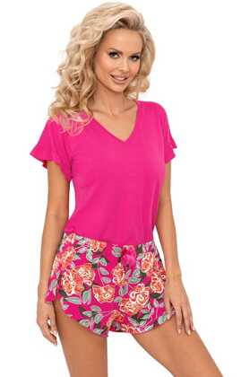 Piżama Donna Floris 1/2 kr/r S-2XL fuksja