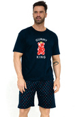 Piżama Cornette 326/205 Gummy King kr/r S-2XL męska granatowy