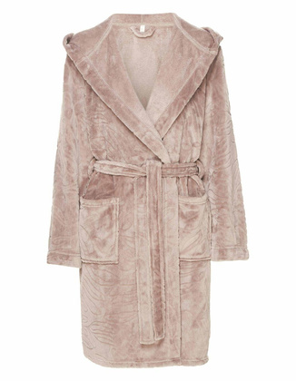 Szlafrok Henderson Ladies 43612 Daryl S-2XL dusty rose