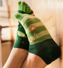 Stopki More 009 Asymetryczne męskie Wzór 39-46 zielony jasny