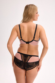 Biustonosz semi soft Gaia BSM 1308 Amara Maxi Czarny-Róż czarny-różowy