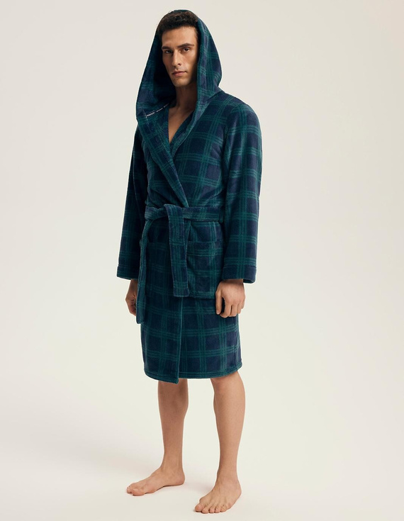 Szlafrok Henderson 43373 Nickel M-3XL navy
