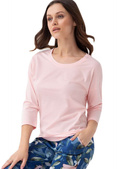 Piżama Luna 397 3/4 S-2XL damska jasny różowy