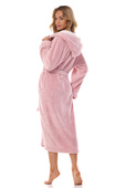 Szlafrok L&L 2410 LV długi S-XL damski angora