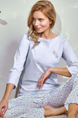 Piżama Taro Ariella 3240 3/4 S-XL Z25 brzoskwiniowy