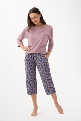 Piżama Luna 344 3/4 3XL Z25/26 damska kakaowy