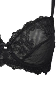 Biustonosz Miękki Koronkowy Glam 1940, nero/czarń