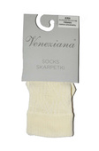 Skarpetki Veneziana Kira panna