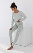 Piżama Sensis Olive Interlock dł/r S-XL miętowy