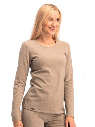 Koszulka Key Hot Touch LVD 729 1 S-XL beżowy ciemny