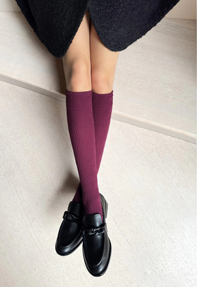 Podkolanówki Veneziana Margo vine