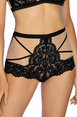 Bokserki TORFI koronka i tiul polskie, czerń
