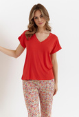 Piżama Cana 453 kr/r S-XL czerwony