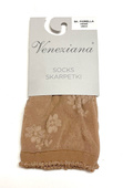 Skarpetki Veneziana Fiorella bianco