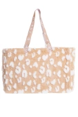 Duża torba- shopperka w cętki MRT1300-002, beżowa