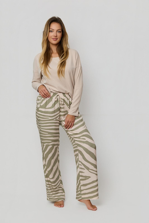 Piżama Mefemi Selene PX75 dł/r S-2XL beżowy