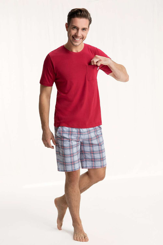 Piżama Luna 724 kr/r M-XXL męska granatowy