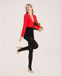 Rajstopy Gabriella 560 Christmas Tress 3D 60 den 2-4 nero
