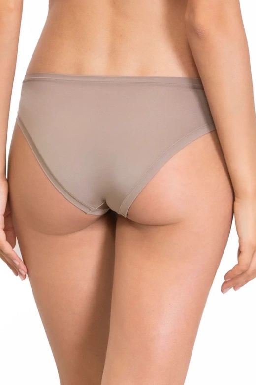 Gładkie figi z mikrofibry Fantastic 1555, stone/szary