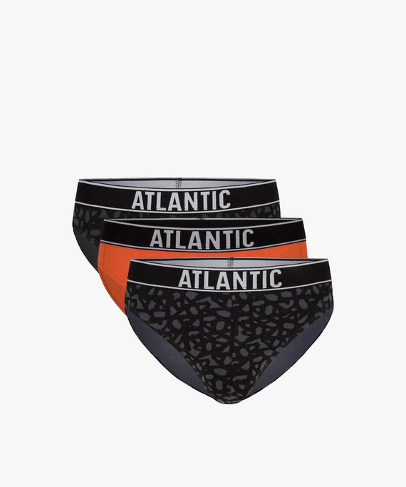 Slipy Atlantic 3MP-151 A'3 S-2XL khaki-pomarańczowy-grafitowy