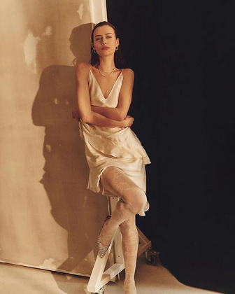 Rajstopy Gabriella 576 Floral 20 den 2-4 ecru