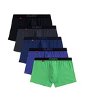 Bokserki Atlantic 5SMH-004/24 A'5 M-2XL czarny-fioletowy-niebieski