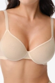Innowacyjny, ultralekki biustonosz na fiszbinach Spacer 3D, 2395 nudo/beż