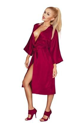 Podomka z satyny model 115, bordo