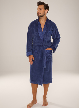 Szlafrok De Lafense 868 Noble M-2XL męski jeans