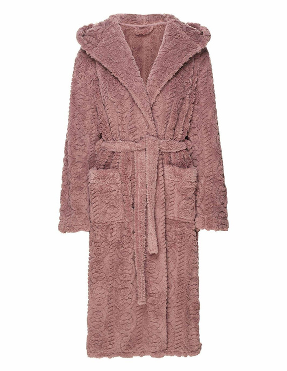 Szlafrok Henderson Ladies 43592 Darlena S-2XL dusty rose